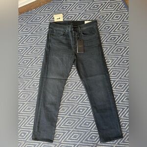 NWT rag & bone Men's Dark Gray Slim Jeans Fit 2 Size 34